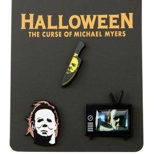 ⚜️Halloween Michael Myers Enamel Pin Set! NWT!